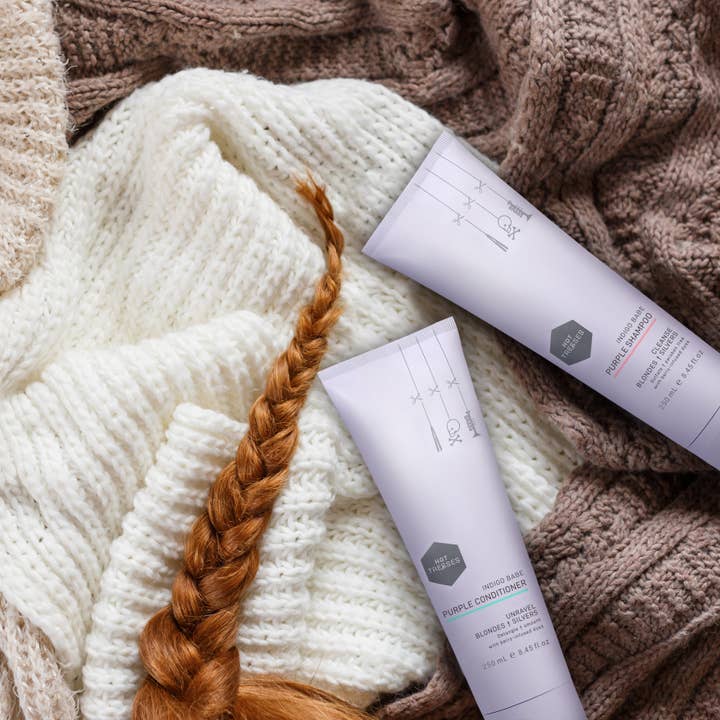 Hot Tresses - Wholesale Hair Conditioner - Indigo Babe Purple Conditioner 250ml 4