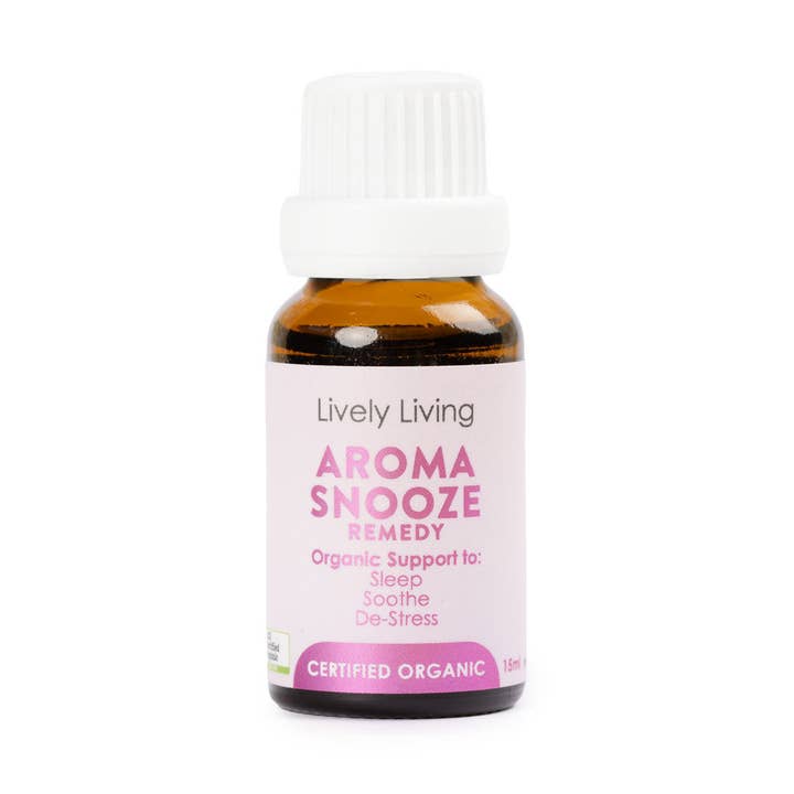 Aroma Snooze Organic Essential Oil 15ml for wholesale by Lively Living