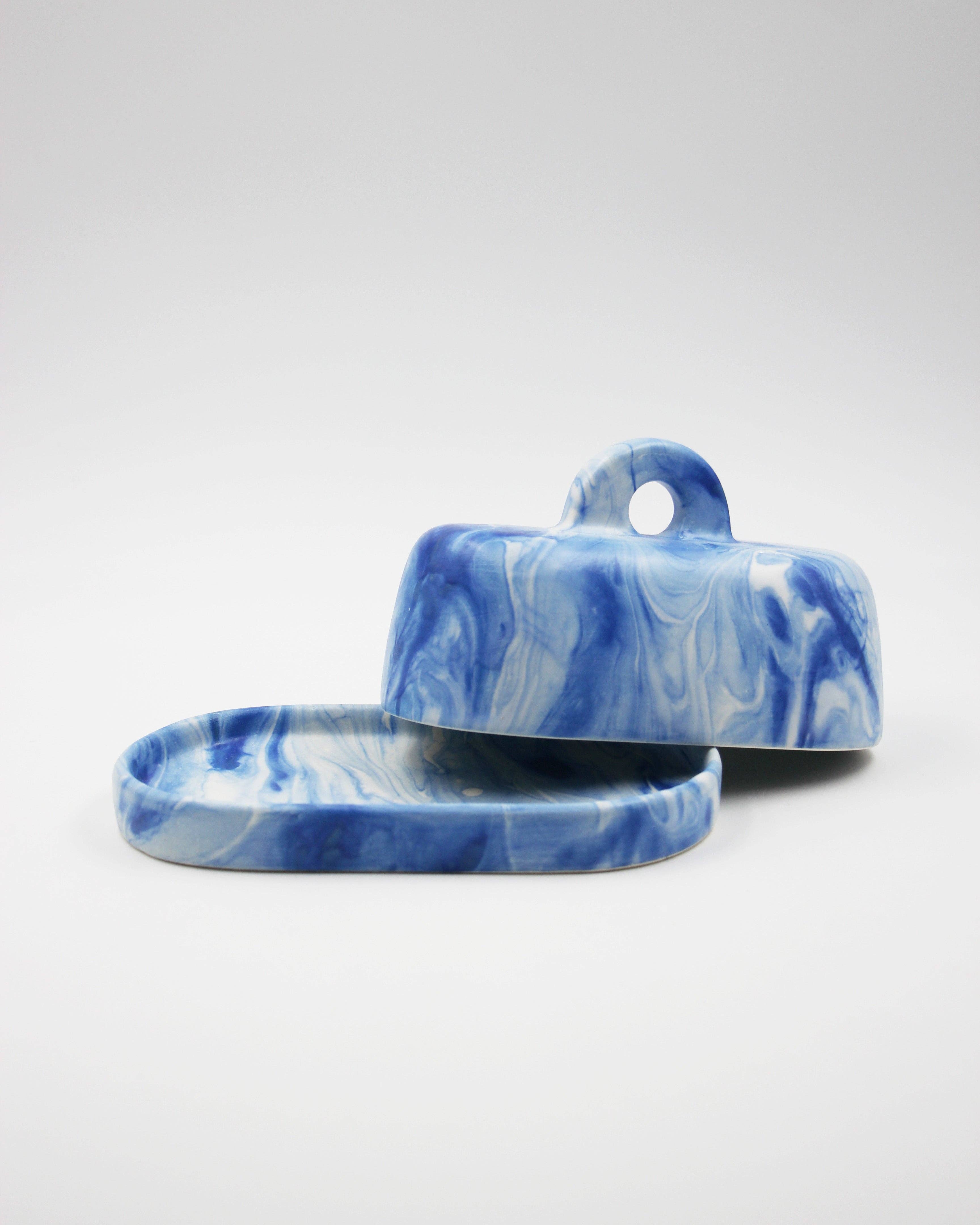 Pó de Barro - Wholesale Butter Dish - Butter Dish Marble Blue2