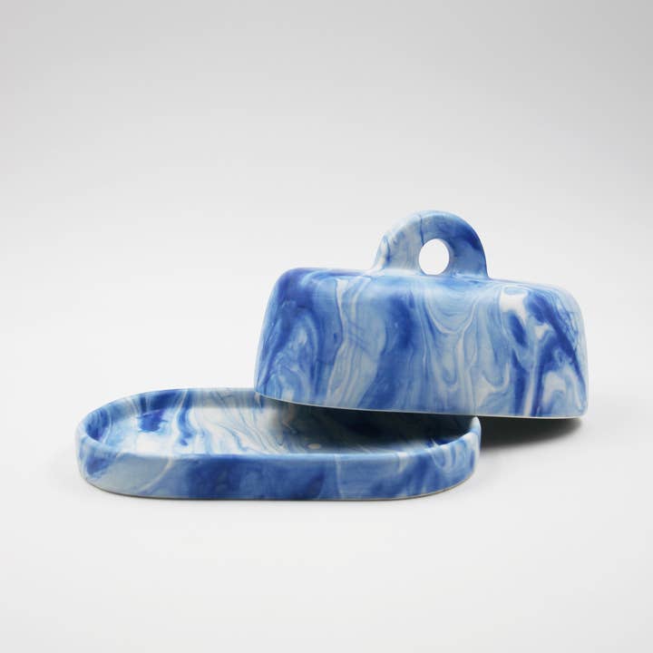 Pó de Barro - Wholesale Butter Dish - Butter Dish Marble Blue2