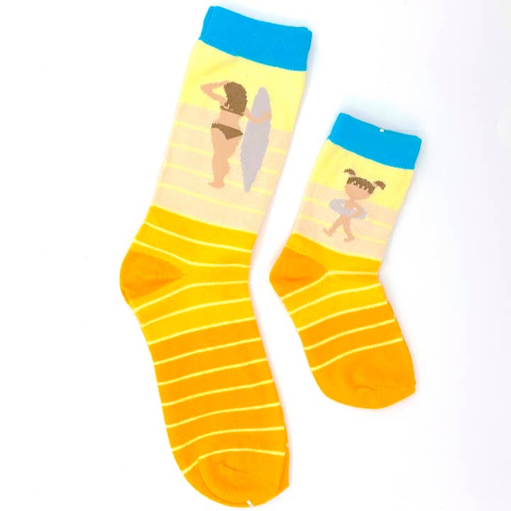 Conjunto de Meias Sidekicks Mommy & Me de 2 pares por atacado de Boogie Toes