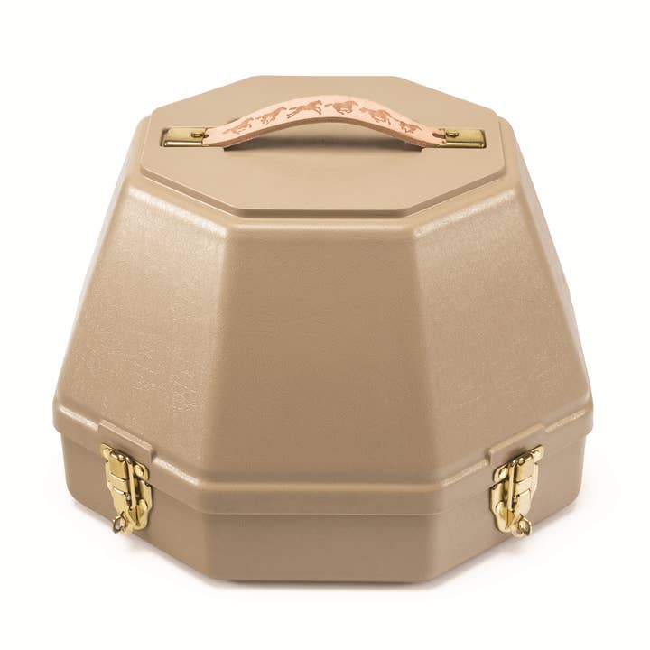 K&D Equestrian - Wholesale Hat Box - KD-141A English Hat Box with Accessory Case2