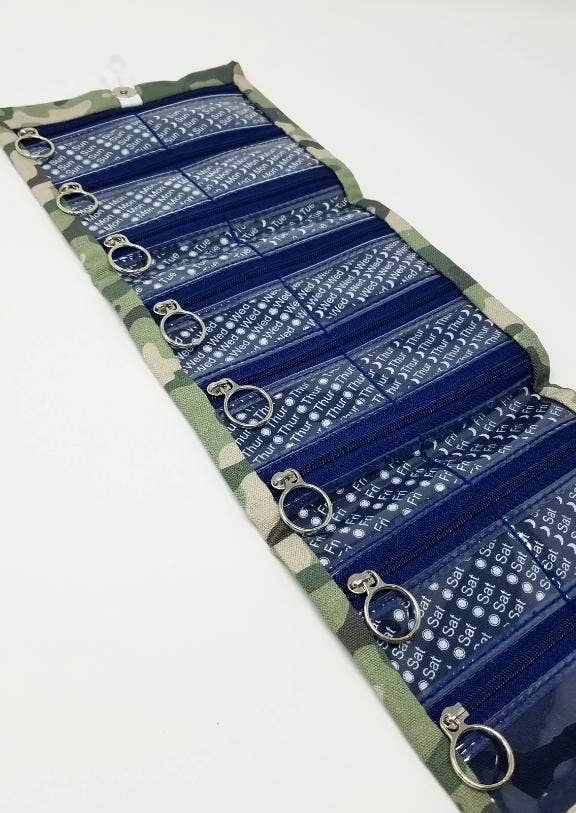 Clutch by Sara Gorman - Wholesale Pill Organizer - Pillfold™ XL Weekly Pill Organizer11