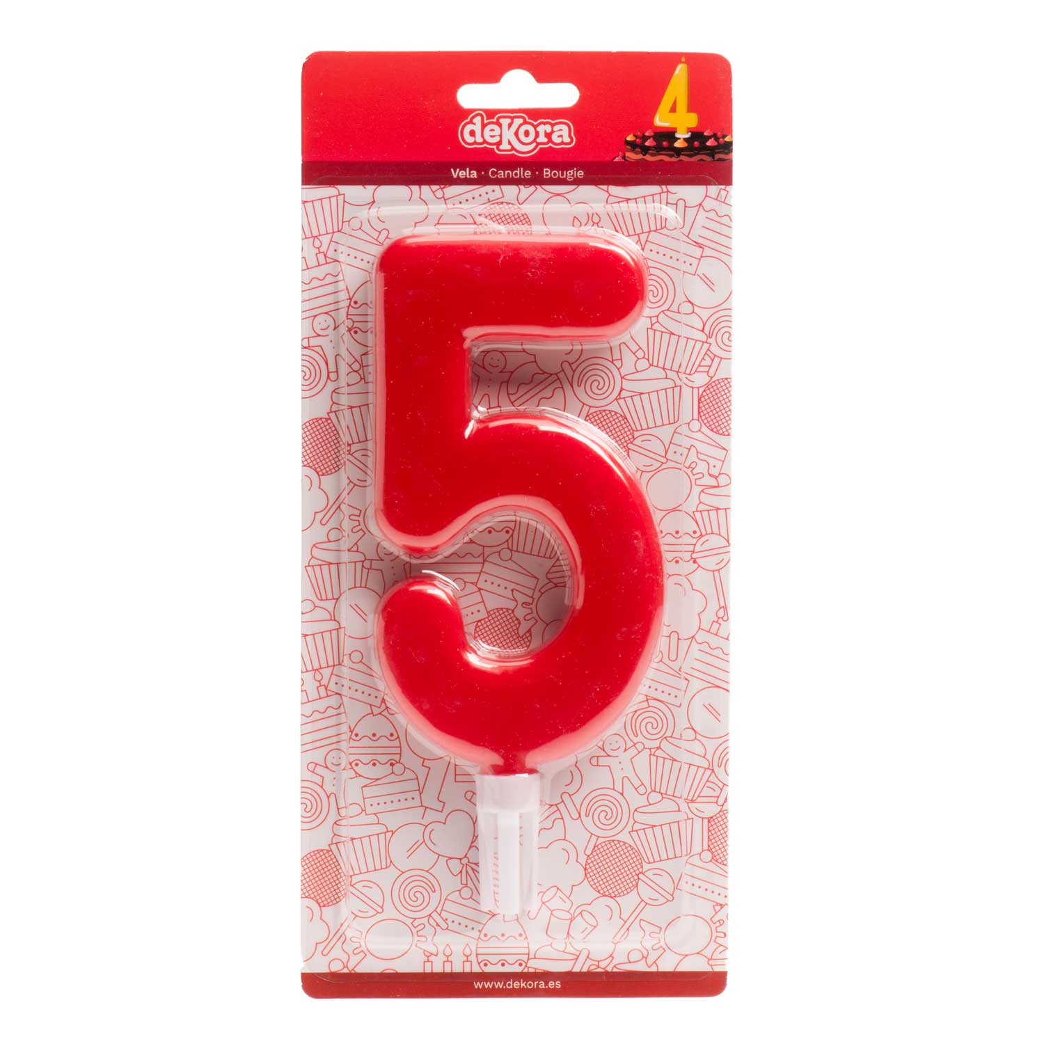 red Giant birthday candle for cakes, 15 cm for wholesale on Faire23