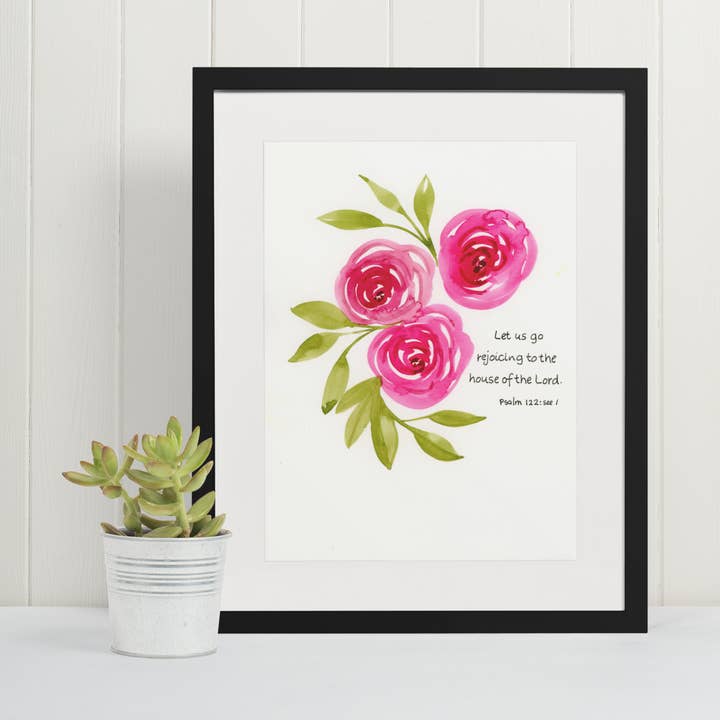 Psalm 122:see1 Watercolor Illustration for wholesale by Mary Reichter