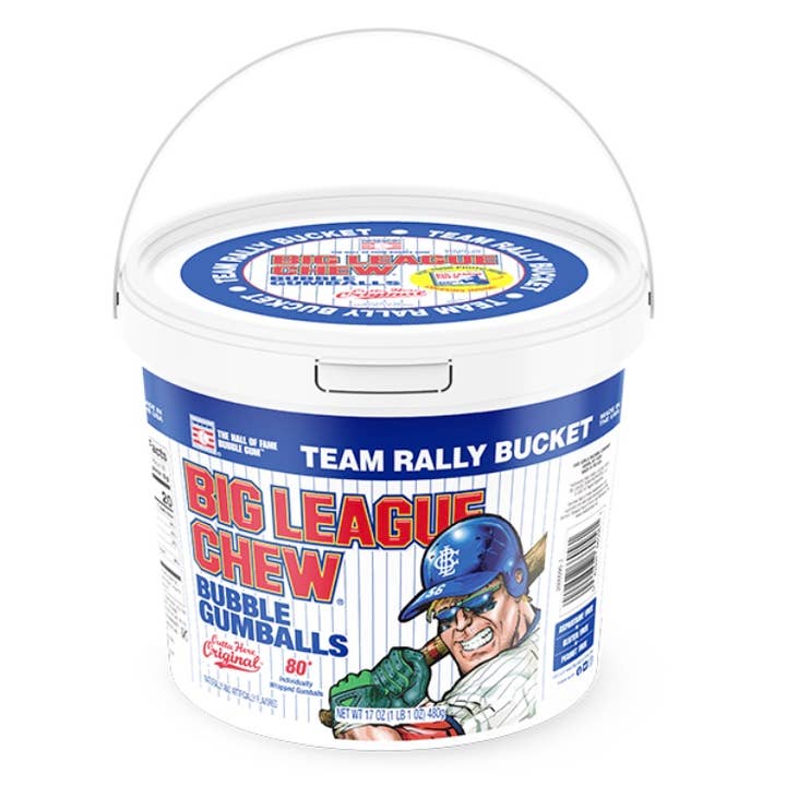 Big League Chew Gumballs Outta Here Original, 80ct Bucket for wholesale by Grandpa Joe's Candy Shop