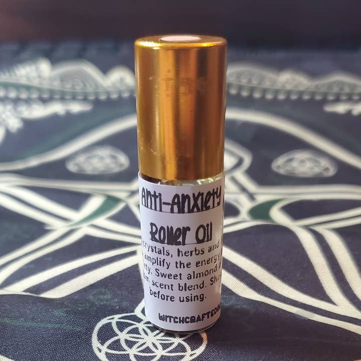 Anti-Anxiety Roller Oil Perfume Holistic Health Beauty Small for wholesale by Witchcrafted in MI