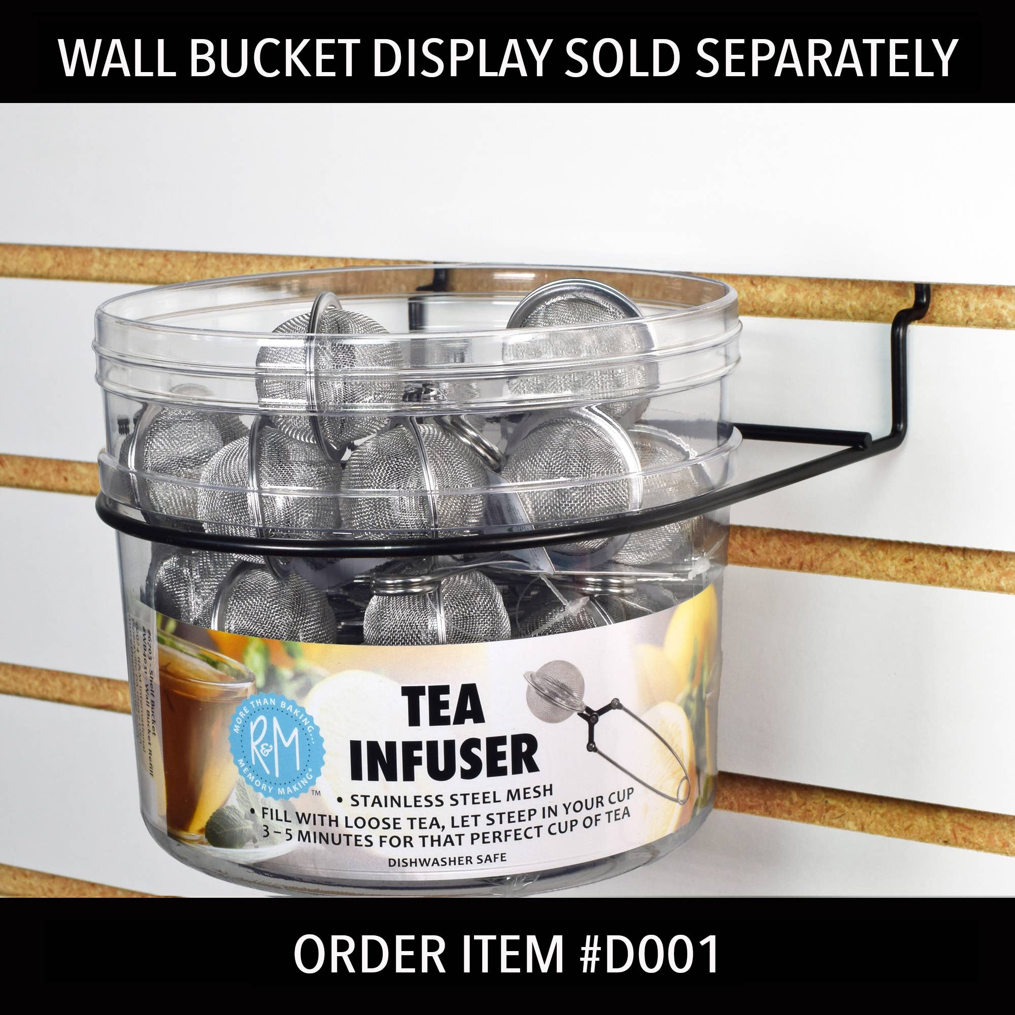 R&M International - Vendita all'ingrosso Colini/infusori da tè - Ricarica per Infusore da Tè a Secchio da Parete /24