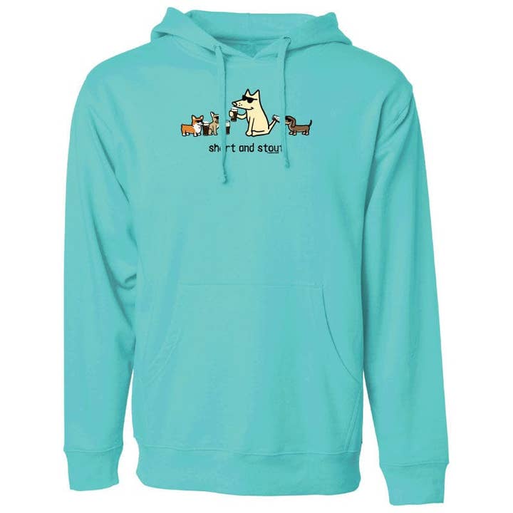 Court et trapu - Sweat à capuche pour la vente par Teddy the Dog