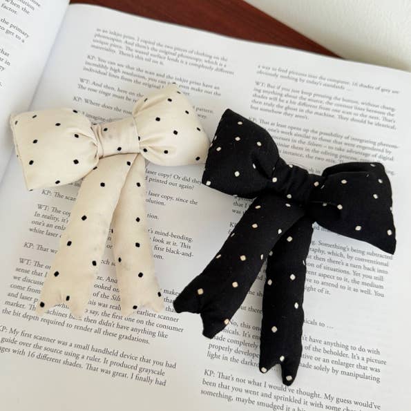 MOND HAUS - Wholesale Phone Grip - Myrtle Phone Grip | Polka Dot Fabric Padding Ribbon Charm2