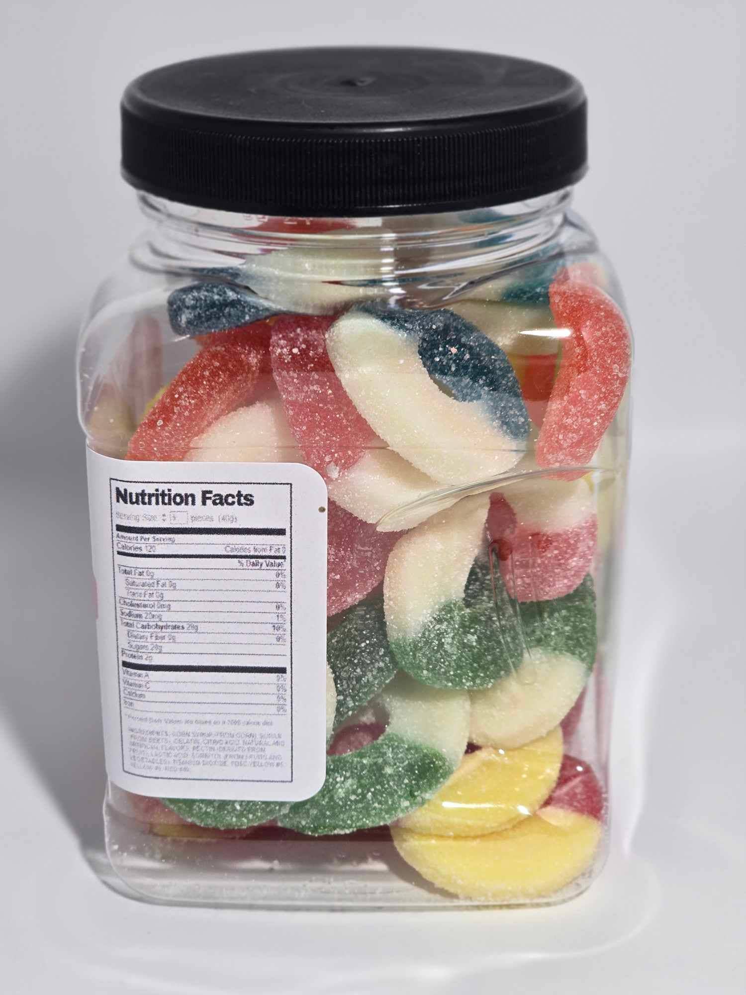 Color Me Chocolate - Wholesale Gummy - Fruit Loop Gummi Rings Candy jar1