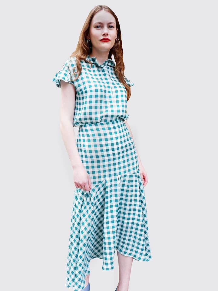 FALDA CUADROS VICHY MARIA para venta al por mayor de Ambali