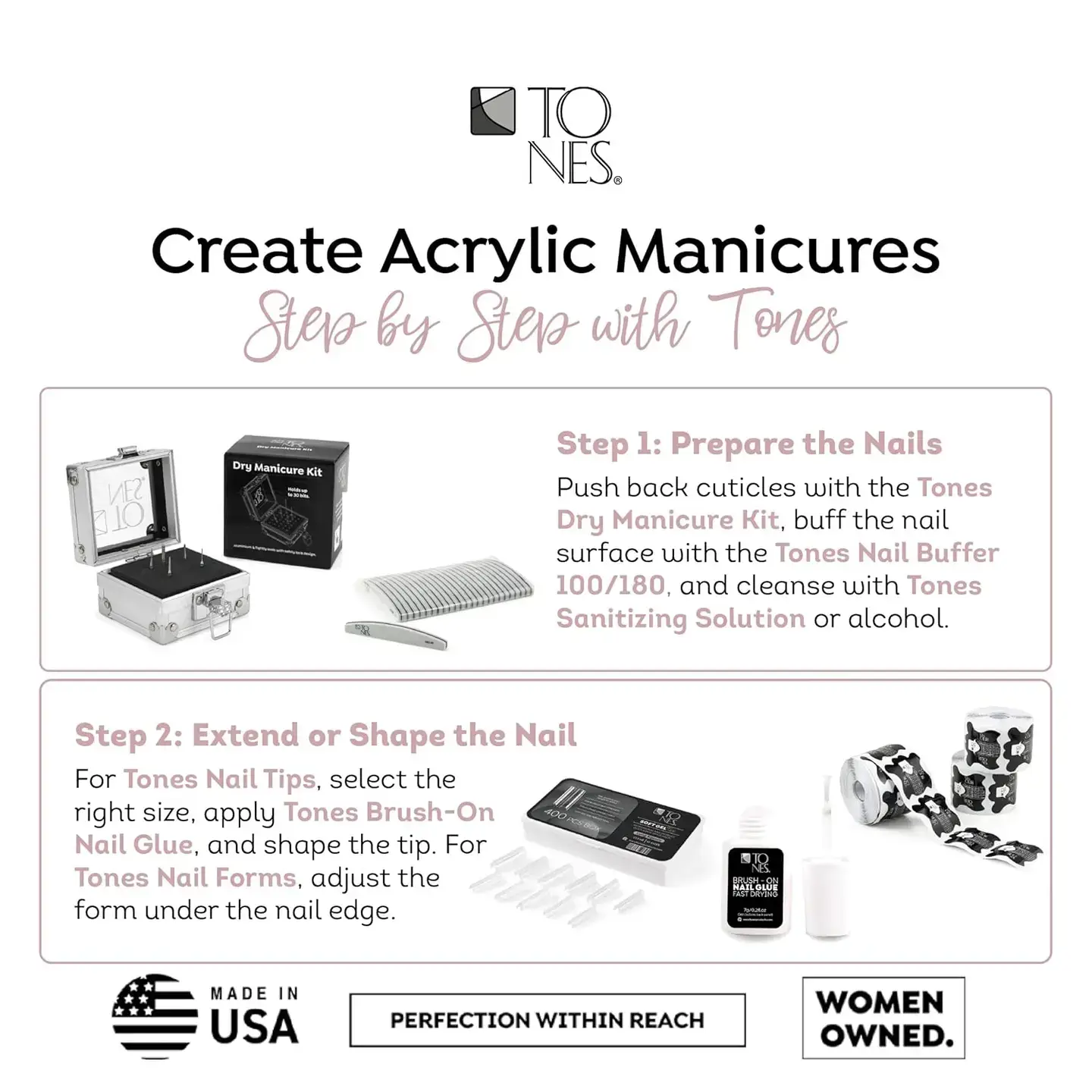 Tones Acrylics | Gels | Nail Art | Nail Tools & Accessories - Wholesale Nailcare Set - Sunflower | Coverland | Acrylic Powder | Acrylics4