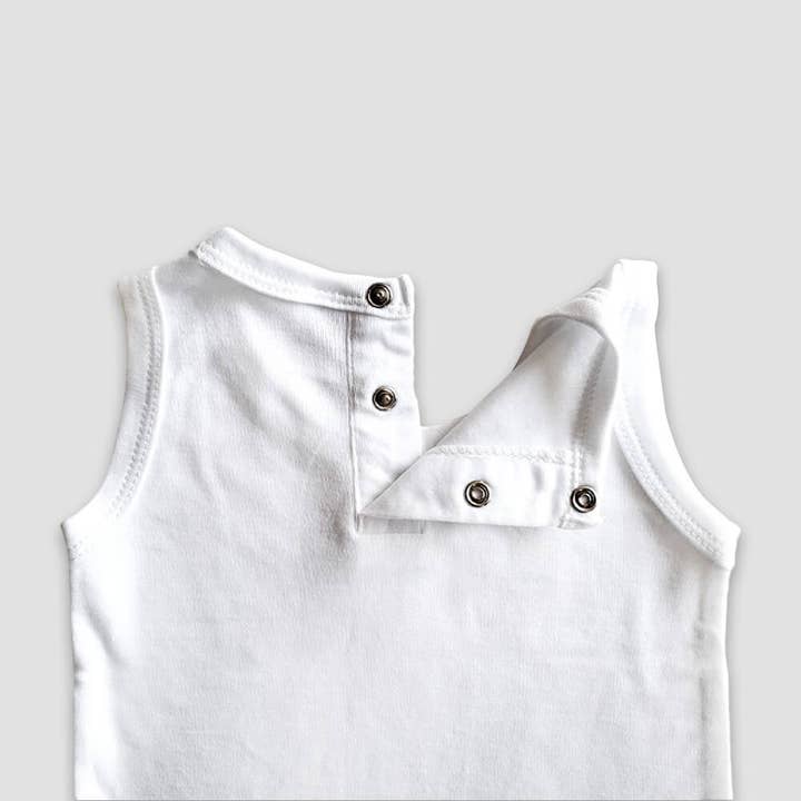 Laughing Giraffe - Wholesale Jumpsuit - Baby - Baby Blank Polyester Sleeveless Romper Tank, 6-Pack2