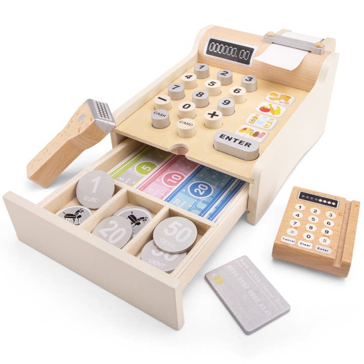 New Classic Toys EU - Wholesale Wood Toy - Kids - Checkout - White - 100% Fsc
