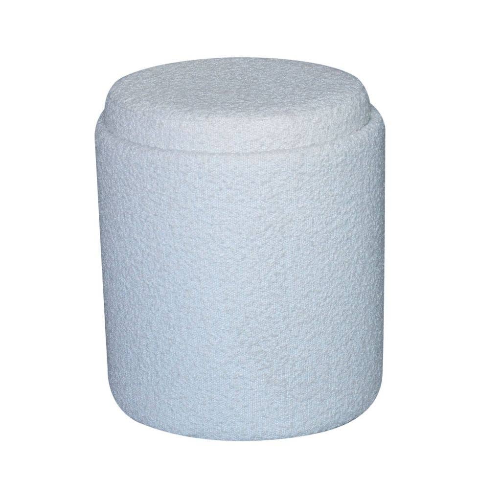 Aria Home – Großhandel Polsterhocker – Aria Home Boucle Tablett-Top getuftete Ottomane Kollektion, Schwarz, 1-teilig, 43 x 38 x 38 cm7