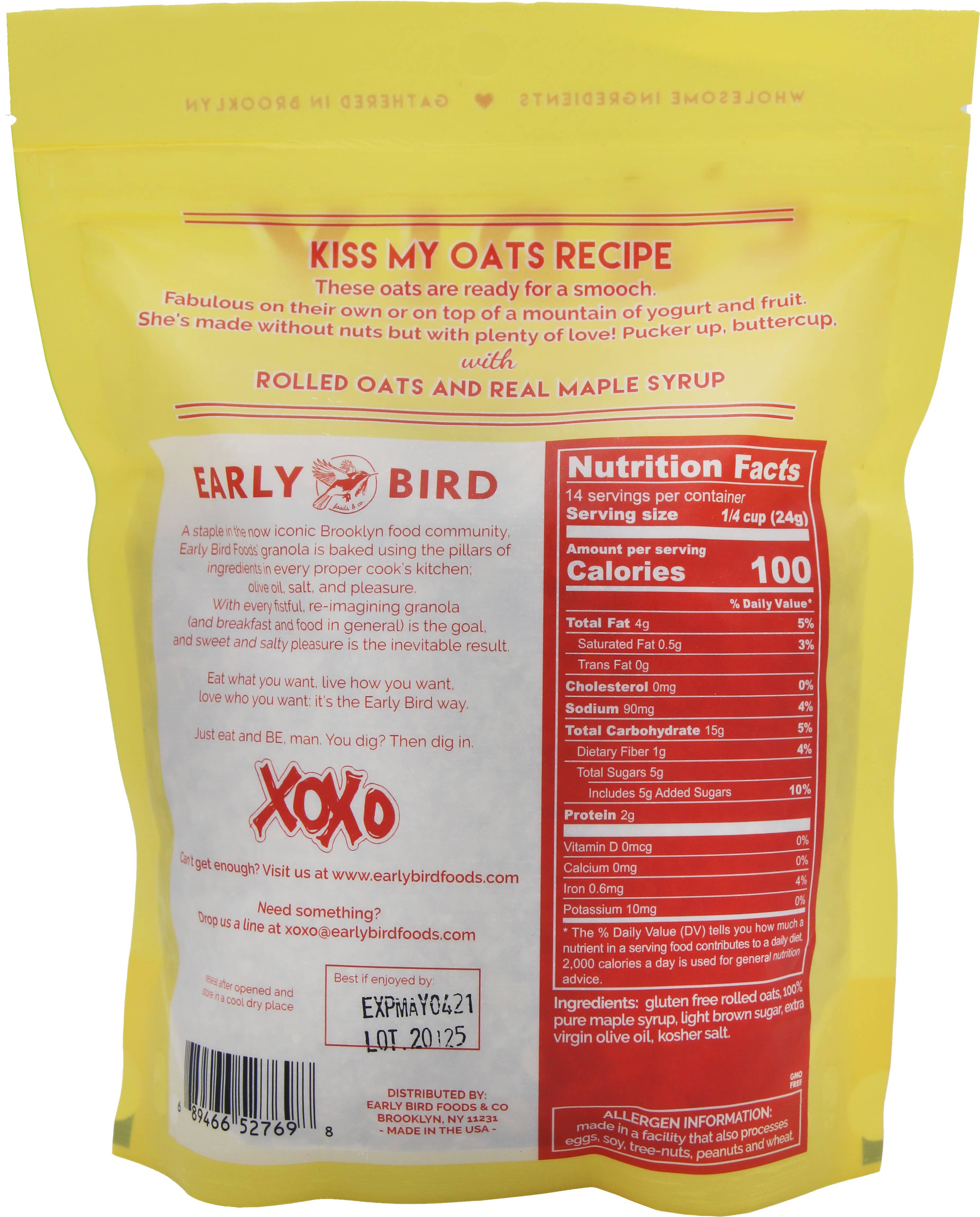 Early Bird Foods & Co. - Vendita all'ingrosso Muesli - Kiss My Avena Muesli1