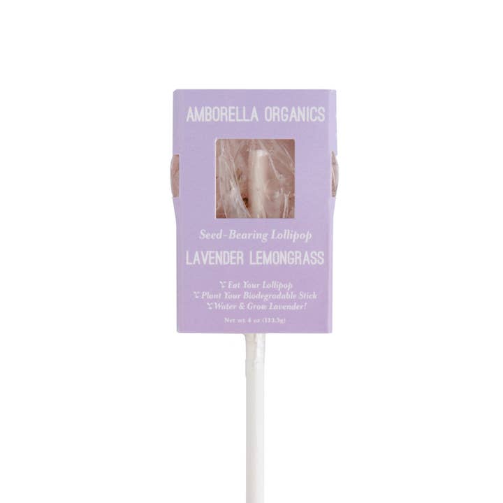 Amborella Organics - Wholesale Lollipop - Blooming Lollipop Bundle (Eat, Plant & Grow a Herb/Flower)