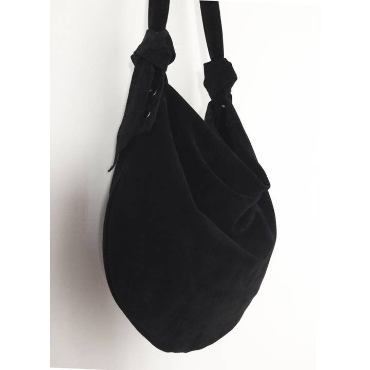 BBagdesign - Wholesale Shoulder Bag - Women's - Black suede bag3
