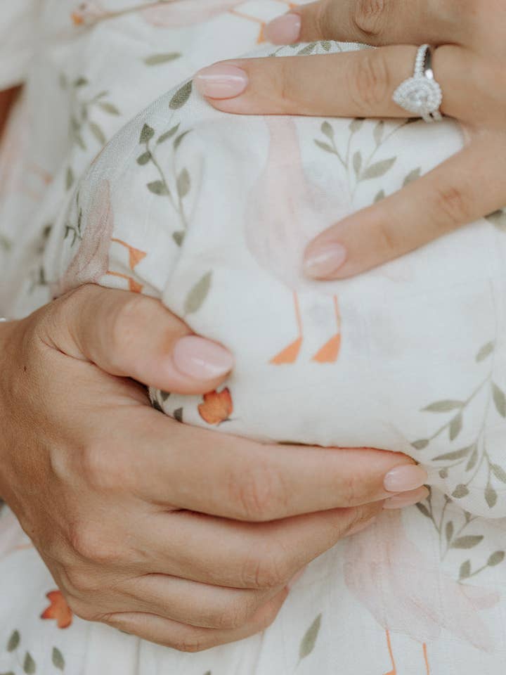 Smitten Bub Co. - Wholesale Swaddle – Baby - Ducks Bamboo Cotton Muslin Wrap0