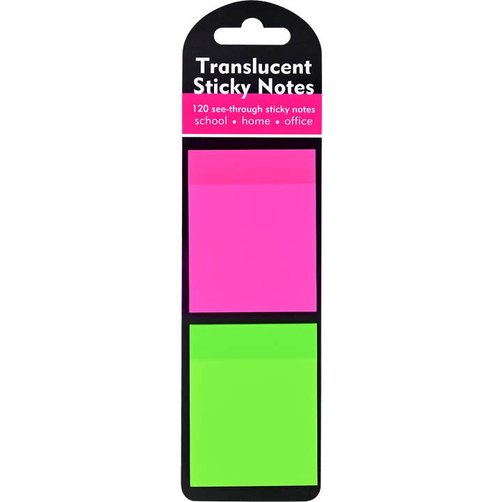 Peter Pauper Press - Wholesale Sticky Notes - Translucent Sticky Notes