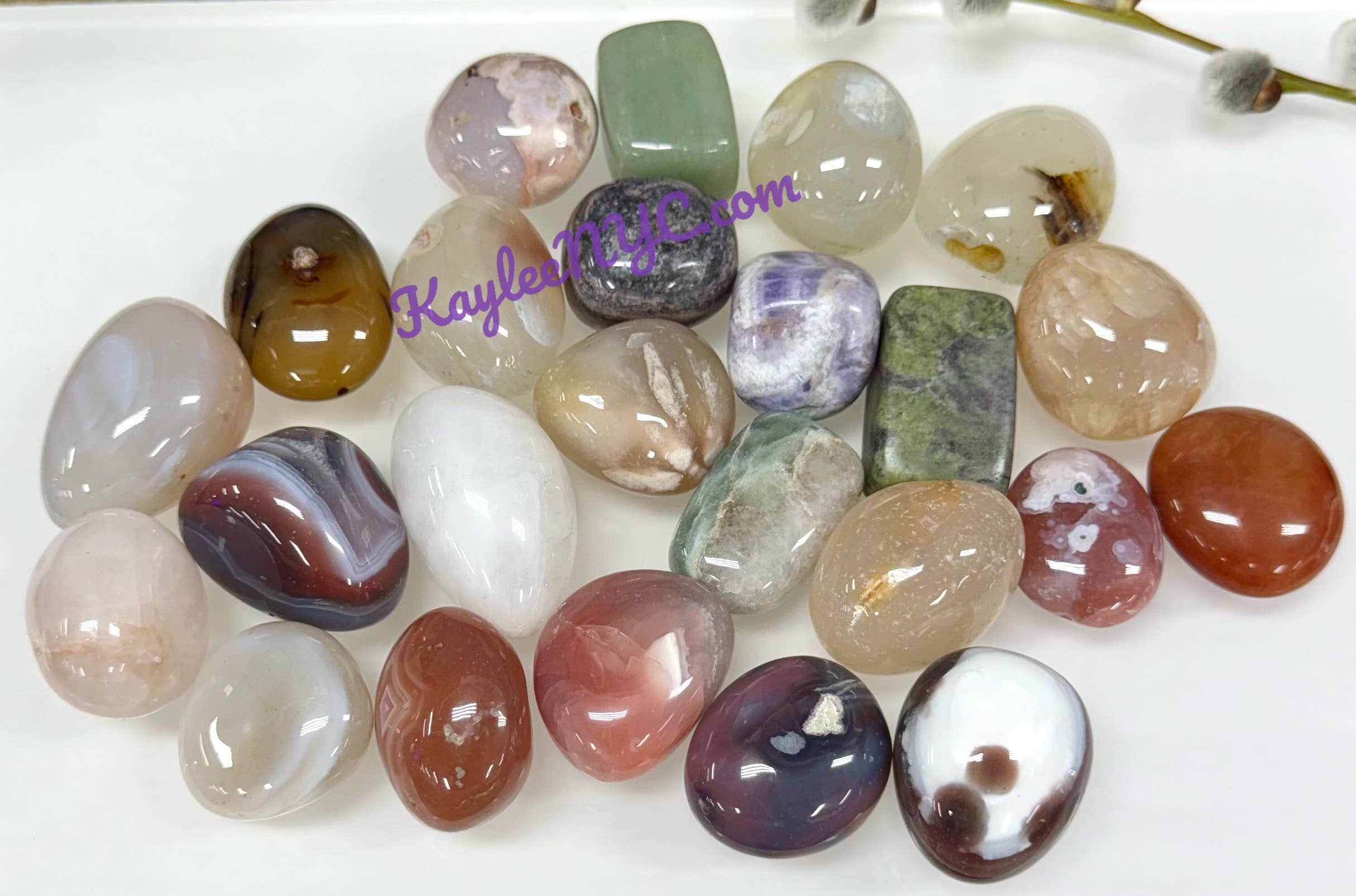 KayleeNYC - Wholesale Spiritual Stone/Crystal - wholesale 2 lbs Natural Mix Crystals Tumble healing energy1