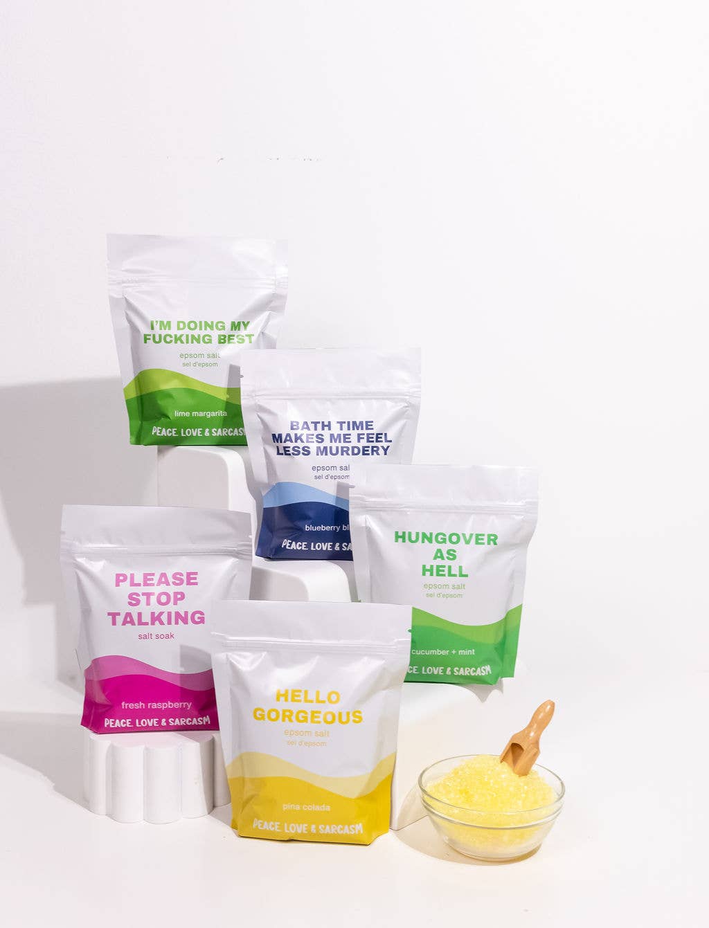 Peace, Love and Sarcasm - Wholesale Bath Soak/Milk - Hungover As Hell Epsom Salt Bath Soak3