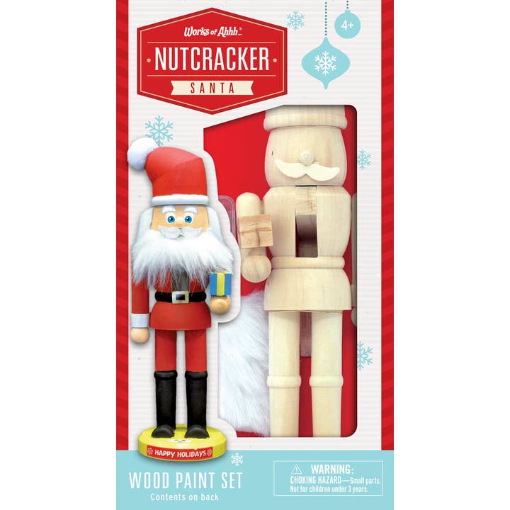 Nutcracker Santa Wood Paint Set for wholesale by Masterpieces Puzzles