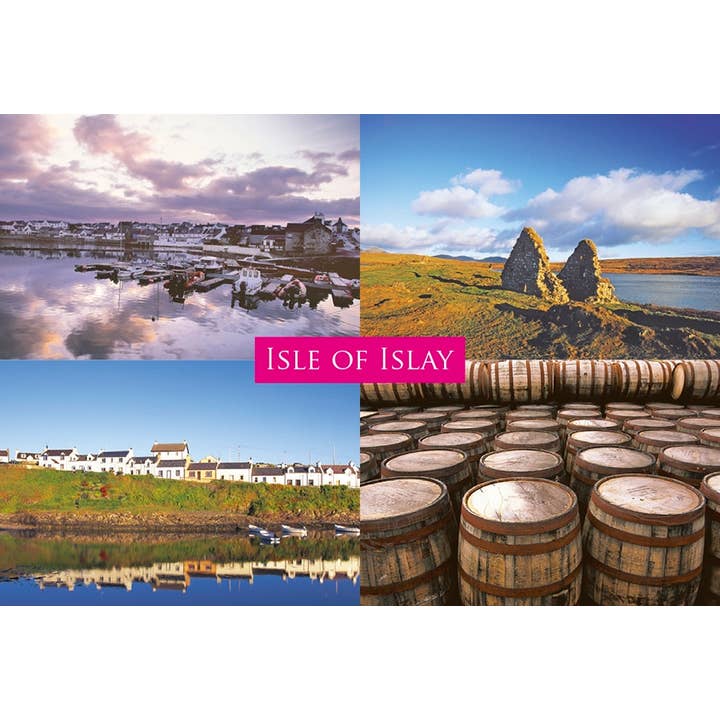 Montaje fotográfico con imán sobre la isla de Islay para venta al por mayor de Island Blue Publishing