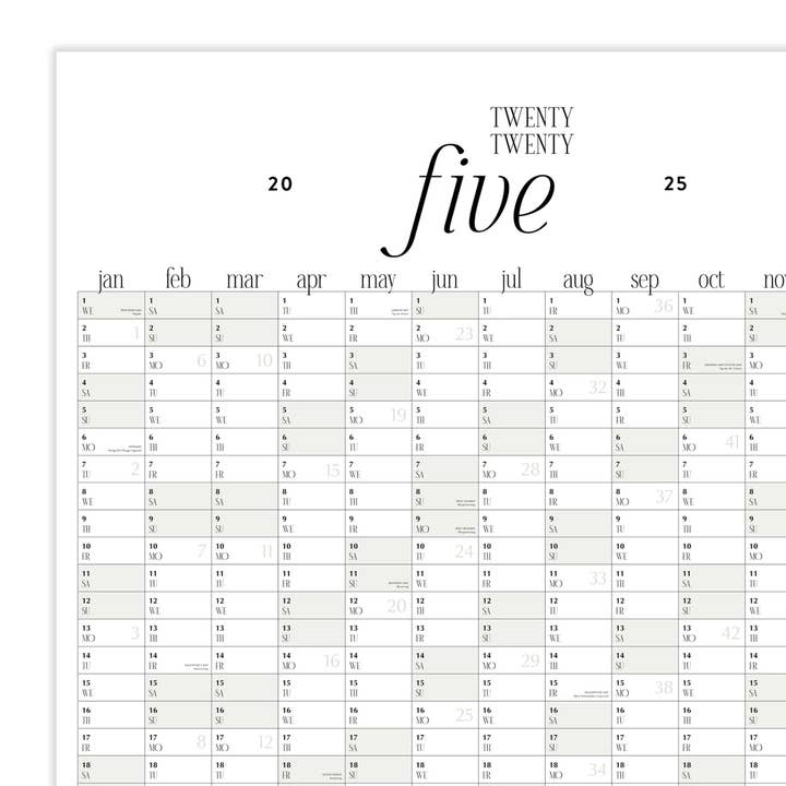 Real Passionates – wholesale Kalender – 2025 XL Väggkalender | A1 (REA)