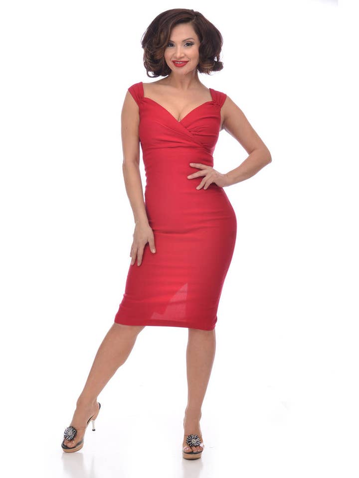 Steady Clothing - Wholesale Jurk - Dames - Diva-jurk in rood