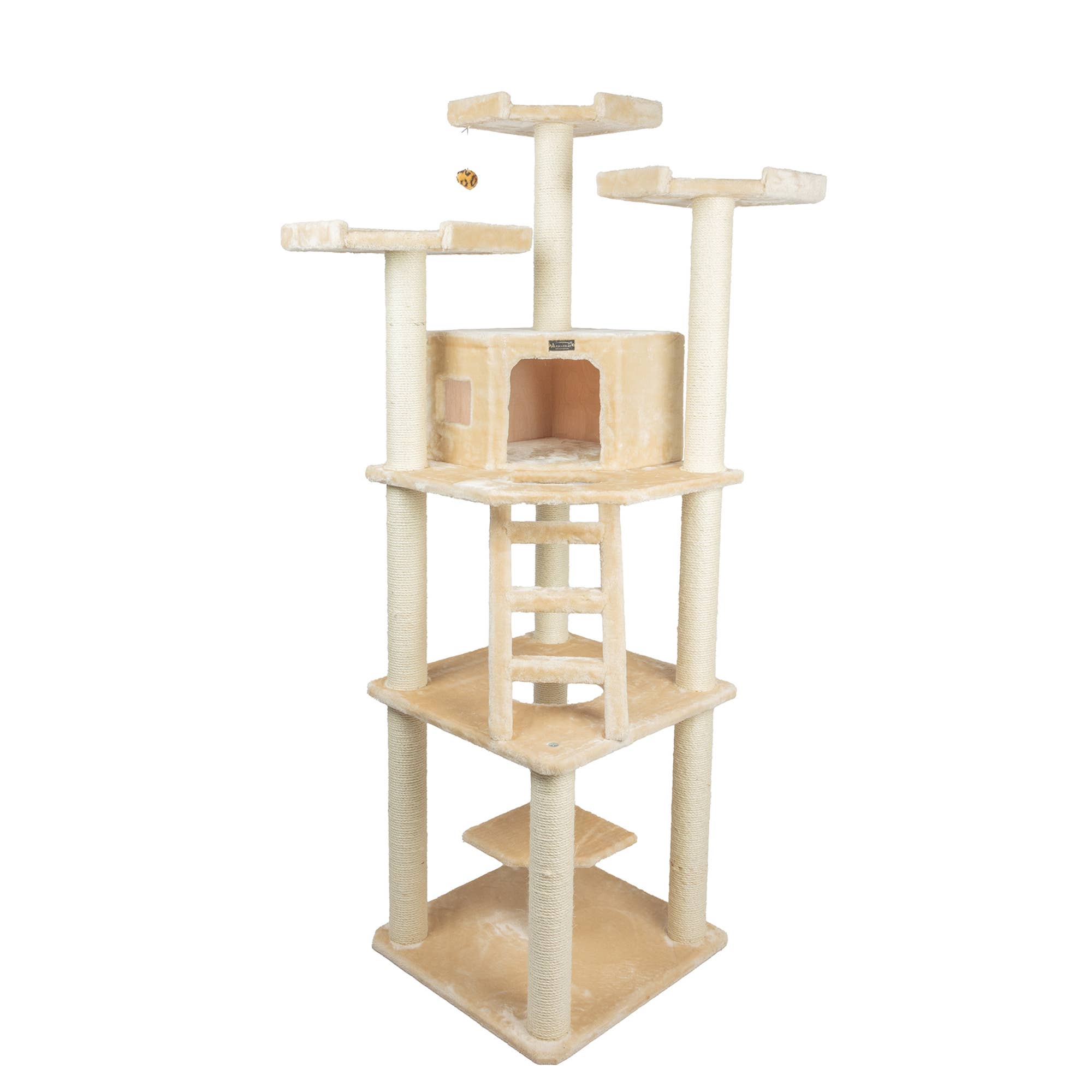 Armarkat - Wholesale Pet Scratcher - Cat - Armarkat Multi-function Real WOOD Cat Tower Beige9