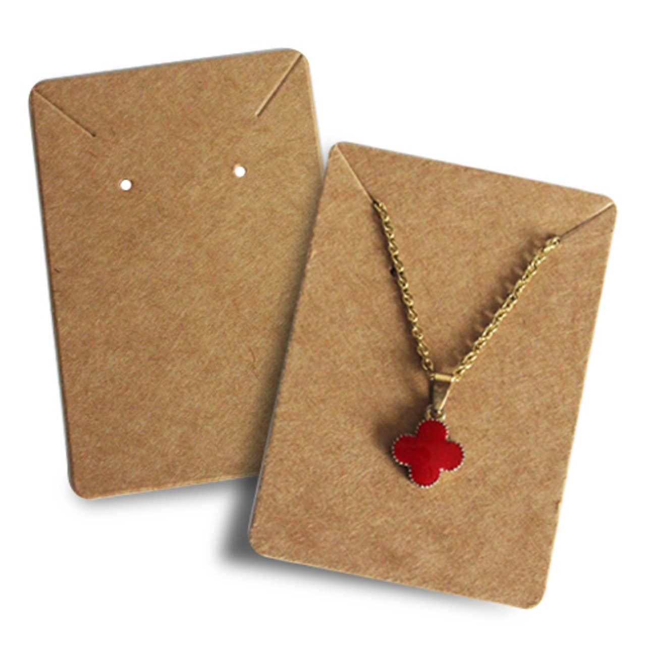 Zakka - Wholesale Jewelry Stand & Display - 200pcs Matte Paper Earring Necklace Pendant Card Display7