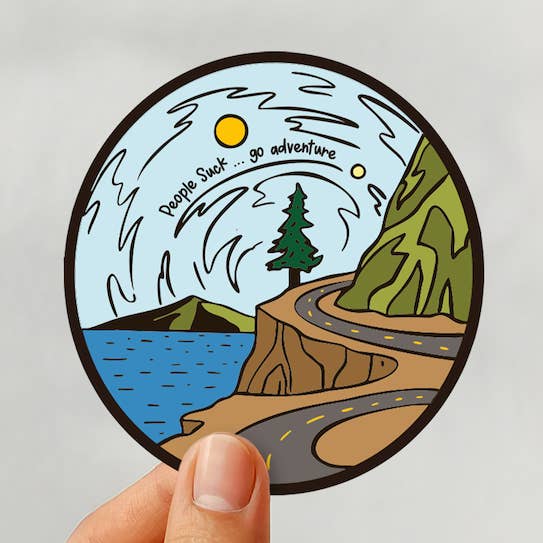 Menschen nerven...Geh auf Abenteuer für den Großhandel von LNZ Custom Design