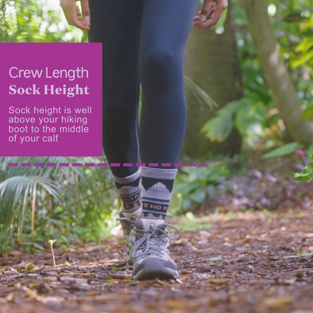 ToughCutie - Wholesale Socks - Women's - No Planet B Merino Wool Hiker Crew1