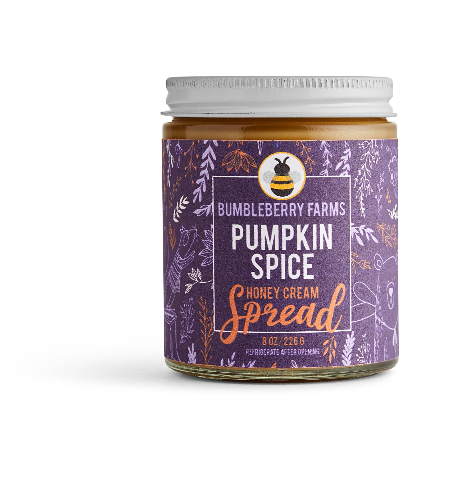 Bumbleberry Farms - Wholesale Honey - SEASONAL Pumpkin Spice Honey Spread