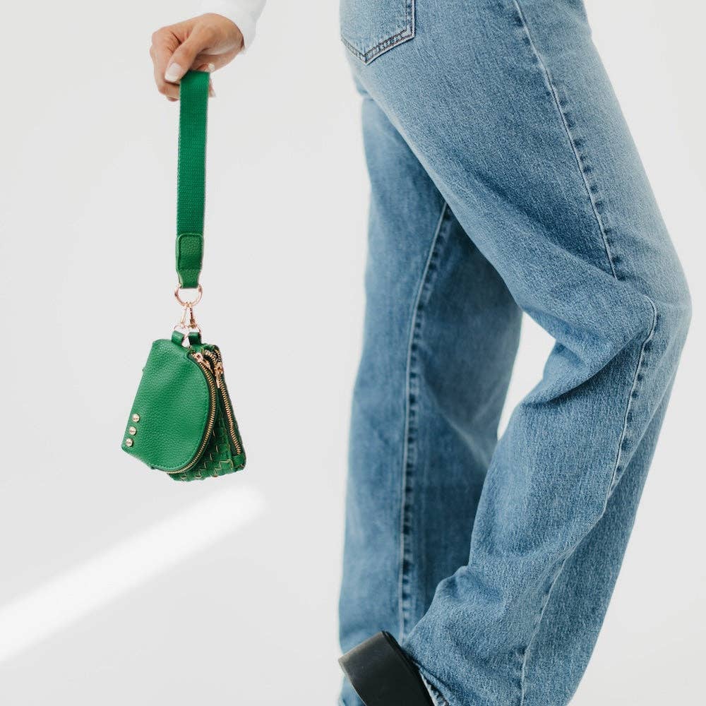 Pretty Simple - Wholesale Wristlet - Wonderlust Woven Dual Pouch Wristlet Wholesale4