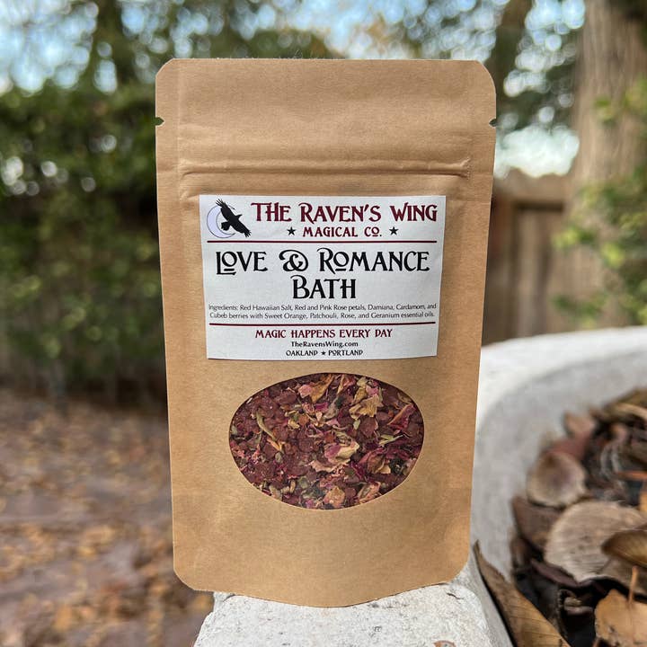 Love & Romance Bath for wholesale by The Raven's Wing Magical Co-op