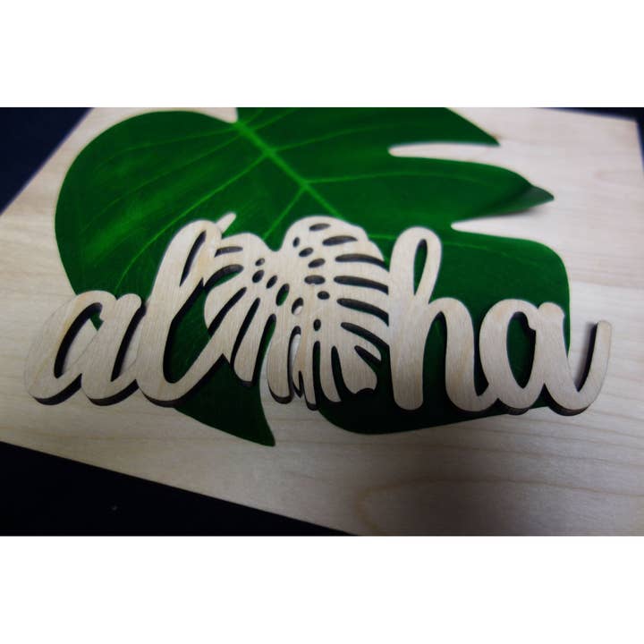 Aloha Monstera Decorative Piece for wholesale by Aloha Cuts