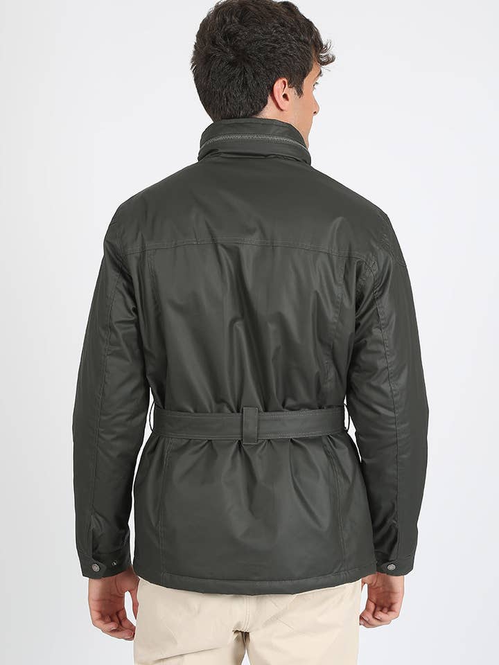 KHAKI Heritage Waxed-Type Parka Green for wholesale on Faire5
