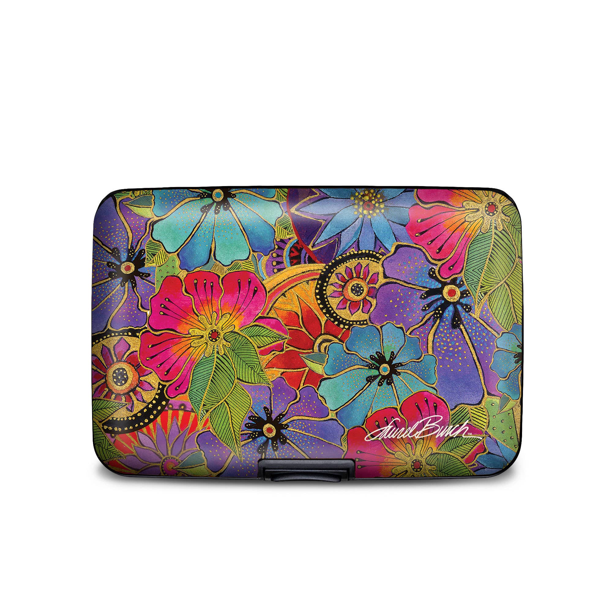 Monarque - Wholesale Wallet - Women's - Laurel Burch Blossoming Florals Armored Wallet
