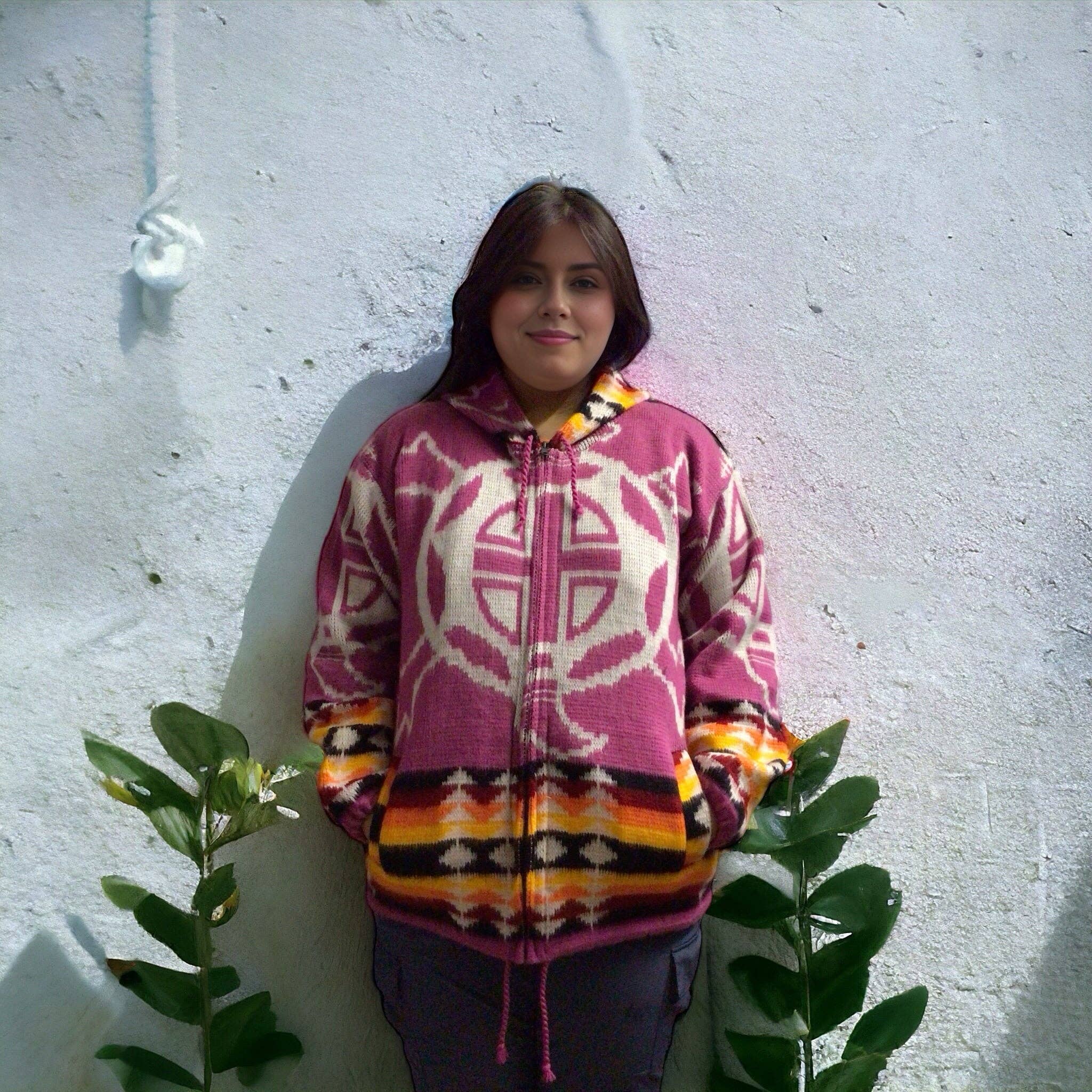 OldTribes – wholesale Hoodie - Dam – Turtle Unisex Alpaca Tröja6