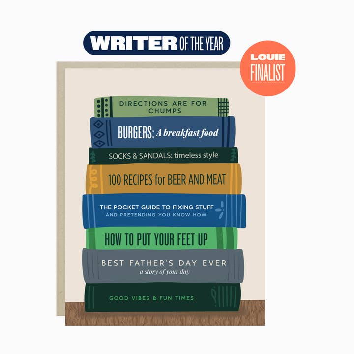 Barone and Co. - Wholesale Father's Day Card - Dad Books Father's Day Card0