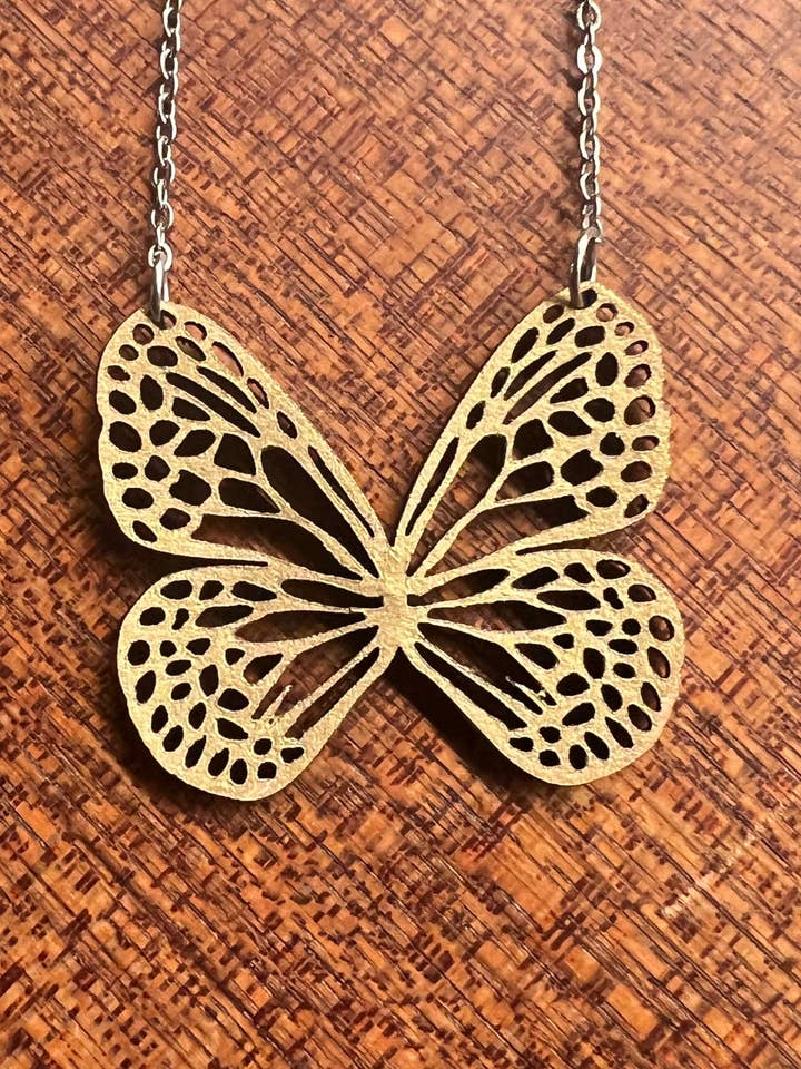 Geschilderde Vlinder Bedelketting voor wholesale door Comer Teng Studio
