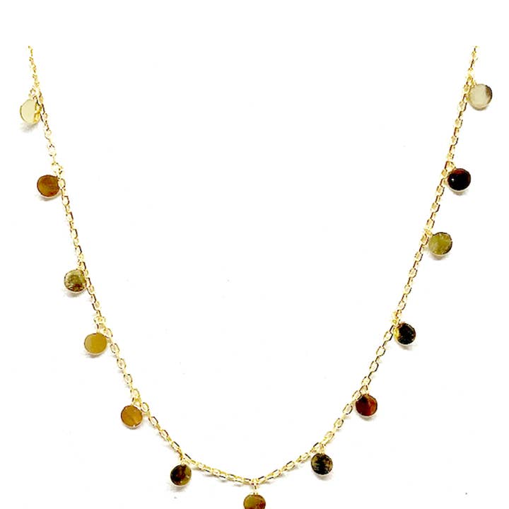 Collana con ciondolo a forma di mini disco per la vendita all'ingrosso da parte di Athena Designs