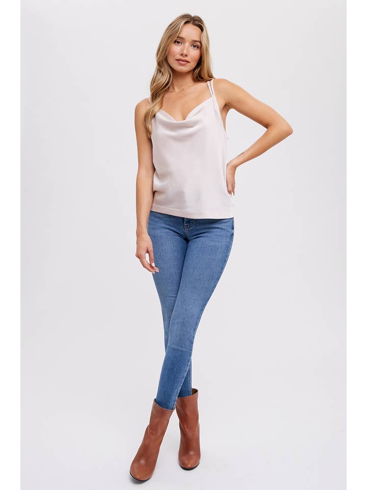 Bluivy – wholesale Camisole – Women′s – SILKY COWL NECK CAMI30