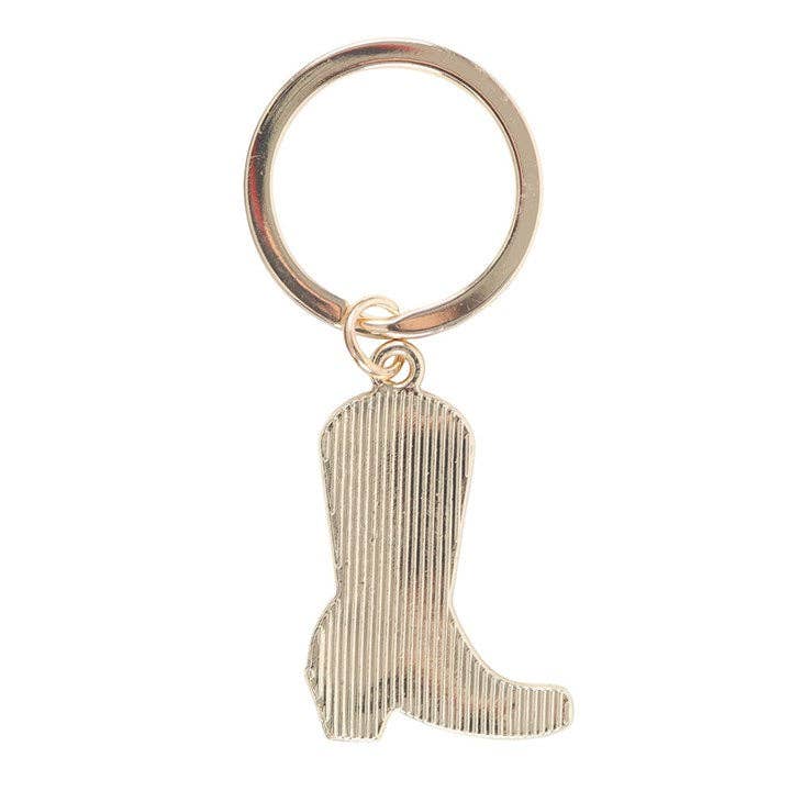 Something Different Wholesale - Wholesale Keychain - Women's - Pink Cowboy Boot Keyring
