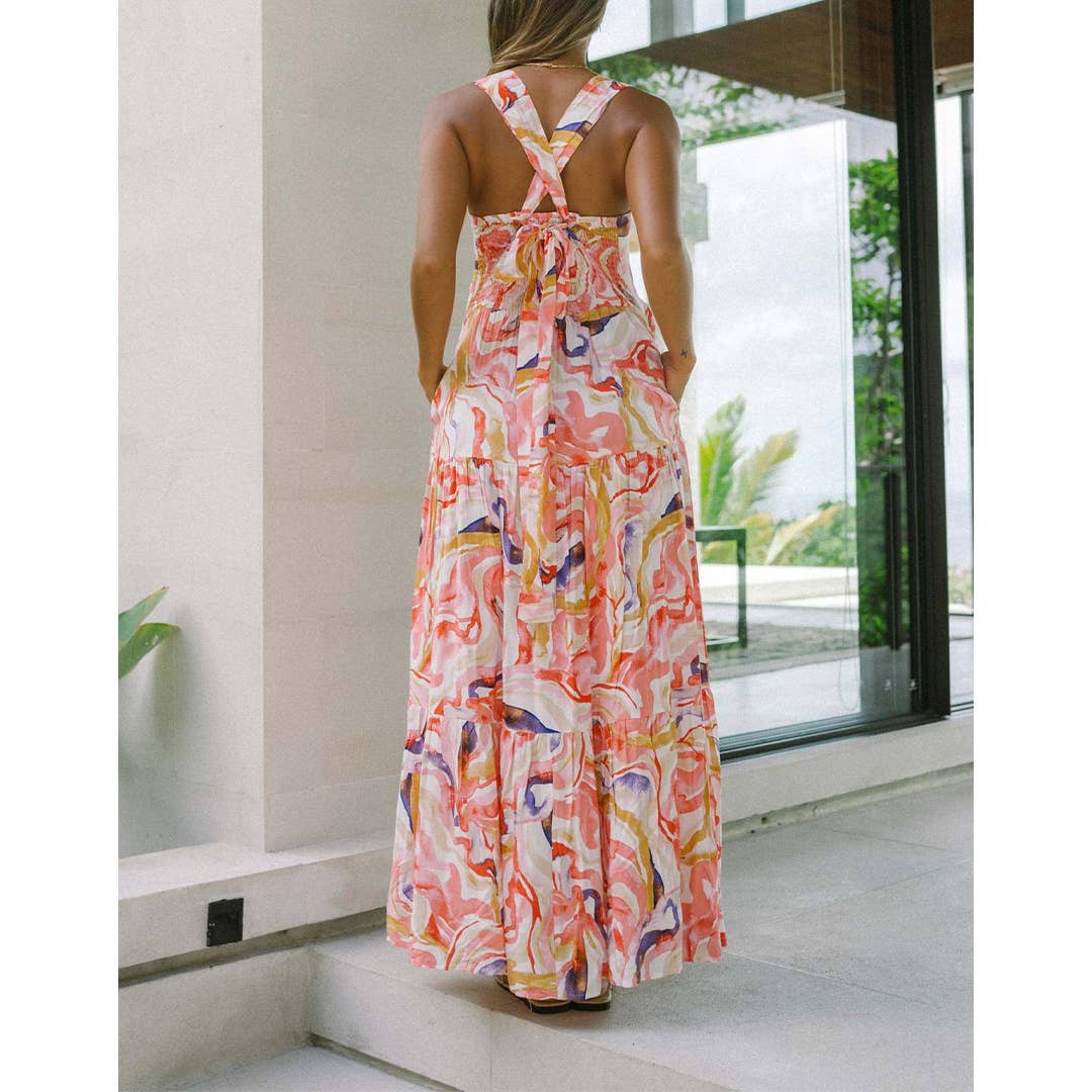 UNISHE – Engroshandel Kjole - Dame – Boheme Strandkjole Løs Strop Sommerkjole ZK279611