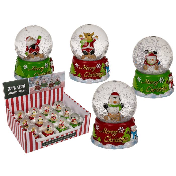 Out of the blue KG - Wholesale Christmas Decoration - Polyresin snow globe, Merry Christmas,