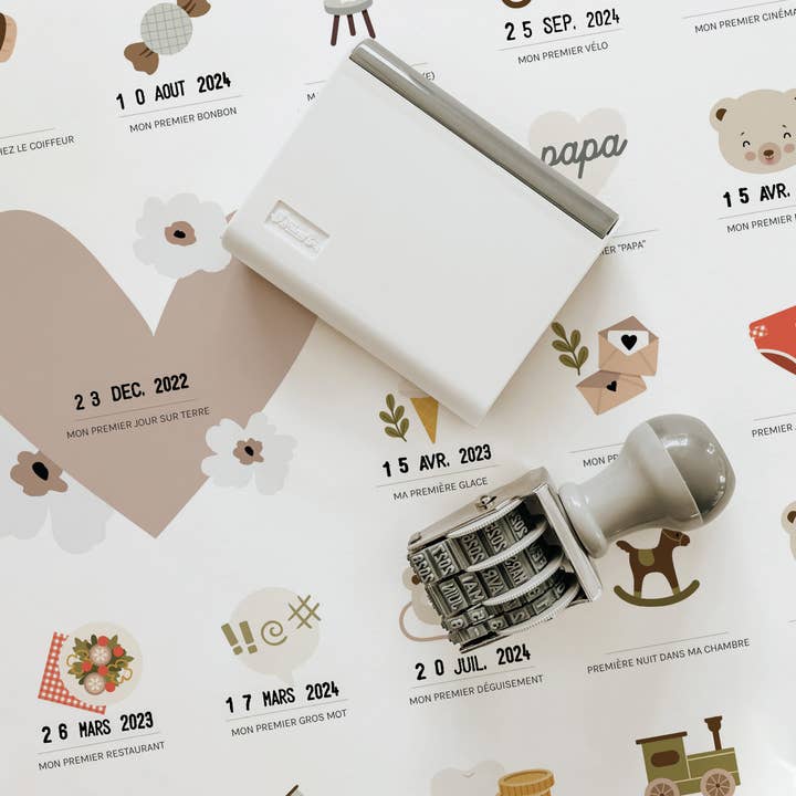 Les Petites Dates - Wholesale Poster - Display "My First Times" - Ourson1